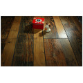 Piso laminado en V-Grooved raspado mano de la nuez de 12.3mm